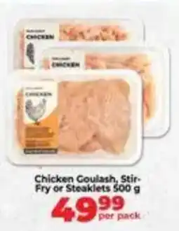Food Lover's Market Chicken Goulash, Stir-Fry or Steaklets offer