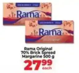 Food Lover's Market Rama Original 70% Brick Spread Margarine offer