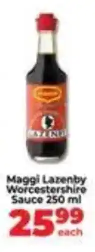 Food Lover's Market Maggi Lazenby Worcestershire Sauce offer