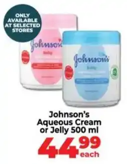 Food Lover's Market Johnson's Aqueous Cream or Jelly offer