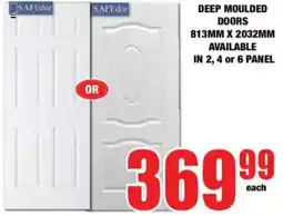 Boxer Build Deep moulded doors offer