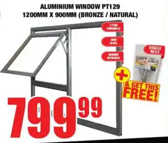 Boxer Build Aluminium window pt129 offer