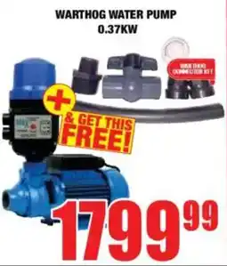 Boxer Build Warthog water pump offer
