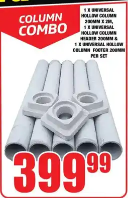 Boxer Build Column combo offer