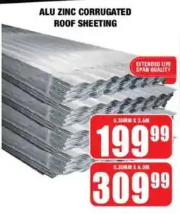 Boxer Build Alu zinc corrugated roof sheeting offer
