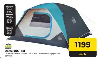 Makro Camp Master Dome 405 Tent offer
