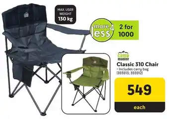 Makro Camp Master Classic 310 Chair offer