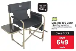Makro Camp Master Director 200 Chair offer
