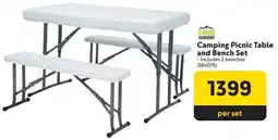 Makro Camp Master Camping Picnic Table and Bench Set offer