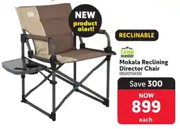 Makro Camp Master Mokala Reclining Director Chair offer