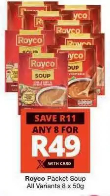 Checkers Royco Packet Soup offer