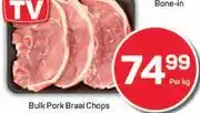 Pick n Pay Bulk Pork Braai Chops-Per kg offer