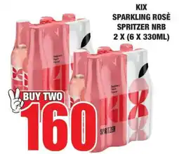 Boxer KIX Sparkling Rose Spritzer NRB 2 x (6 x 330ml) offer