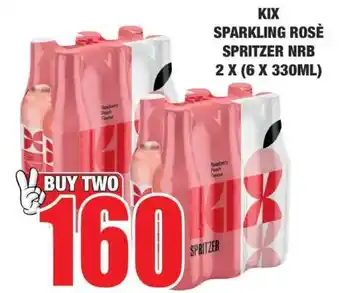 Boxer KIX Sparkling Rose Spritzer NRB 2 x (6 x 330ml) offer