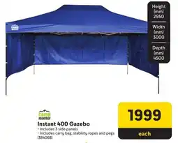 Makro Camp Master Instant 400 Gazebo offer