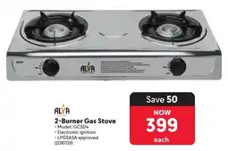 Makro ALVA 2-Burner Gas Stove offer