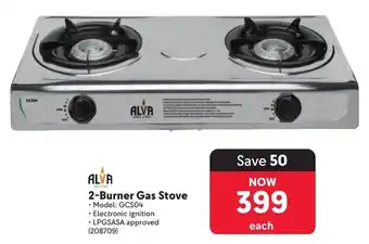 Makro ALVA 2-Burner Gas Stove offer