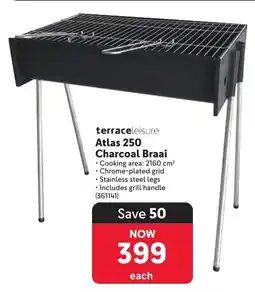 Makro Terrace Leisure Atlas 250 Charcoal Braai offer