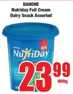 Boxer DANONE Nutriday Full Cream Dairy Snack Assorted offer