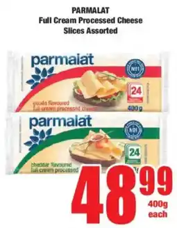 Boxer PARMALAT Full Cream Processed Cheese Slices Assorted offer