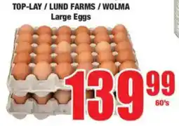 Boxer TOP-LAY/ LUND FARMS/ WOLMA Large Eggs offer