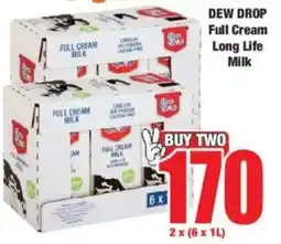 Boxer DEW DROP Full Cream Long Life Milk offer