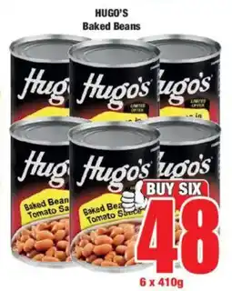 Boxer HUGO'S Baked Beans offer