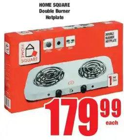 Boxer HOME SQUARE Double Burner Hotplate offer