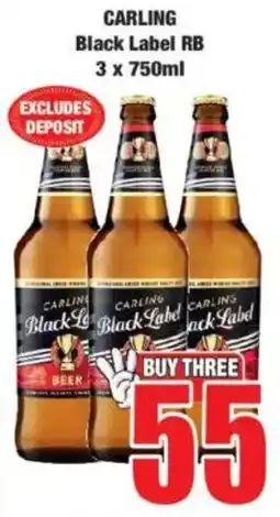 Boxer CARLING Black Label RB offer
