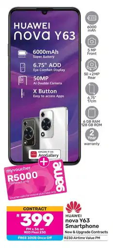 Game HUAWEI Nova Y63 Smartphone offer