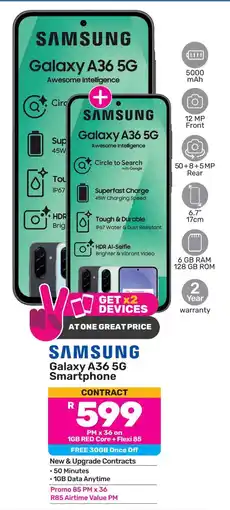 Game SAMSUNG Galaxy A36 5G Smartphone offer