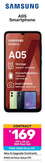 Game SAMSUNG Galaxy A05 Smartphone offer
