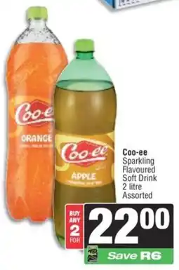Spar Coo-ee Sparkling Flavoured Soft Drink Assorted offer