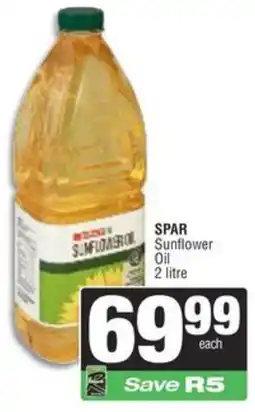 Spar SPAR Sunflower Oil offer