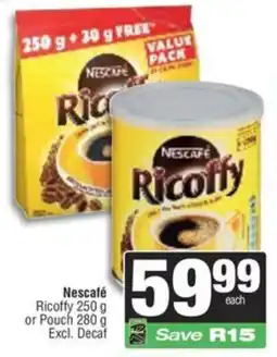 Spar Nescafé Ricoffy or Pouch Excl. Decaf offer