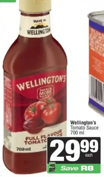 Spar Wellington's Tomato Sauce offer