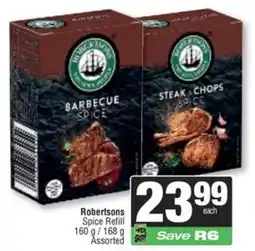 Spar Robertsons Spice Refill Assorted offer
