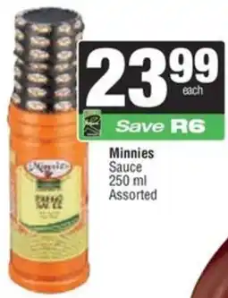 Spar Minnies Sauce Assorted offer