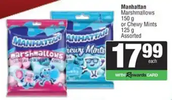 Spar Manhattan Marshmallows or Chewy Mints Assorted offer