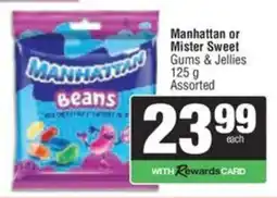Spar Manhattan or Mister Sweet Gums & Jellies Assorted offer