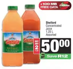 Spar Shelford Concentrated Juice Assorted offer
