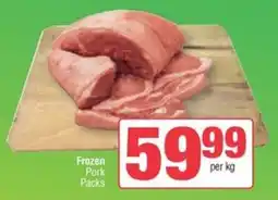 Spar Frozen Pork Packs offer