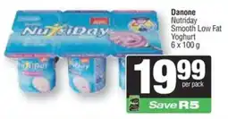 Spar Danone Nutriday Smooth Low Fat Yoghurt offer