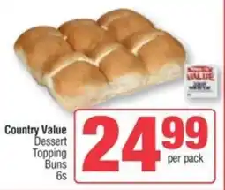 Spar Country Value Dessert Topping Buns offer