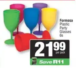 Spar Formosa Plastic Party Glasses offer