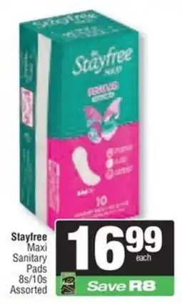 Spar Stayfree Maxi Sanitary Pads Assorted offer