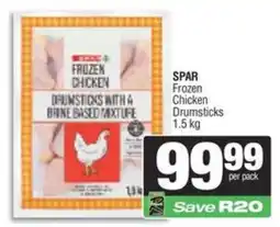 Spar SPAR Frozen Chicken Drumsticks offer