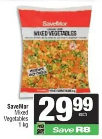 Spar SaveMor Mixed Vegetables offer