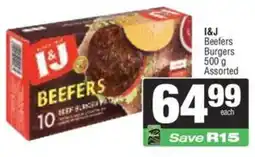 Spar I&J Beefers Burgers Assorted offer