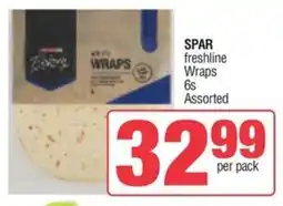 KwikSpar SPAR freshline Wraps Assorted offer